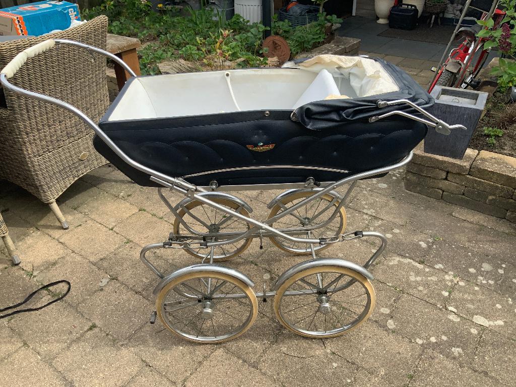 Vintage kinderwagen t.e.a.b. (Opknappertje), eyecatcher, Ophalen, Gebruikt, Kinderwagen, Overige merken