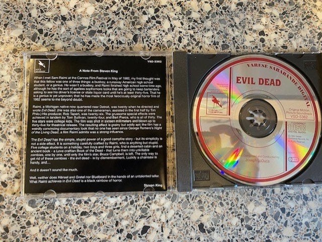 Evil Dead, Soundtrack, Ophalen of Verzenden, Zo goed als nieuw, Soundtrack