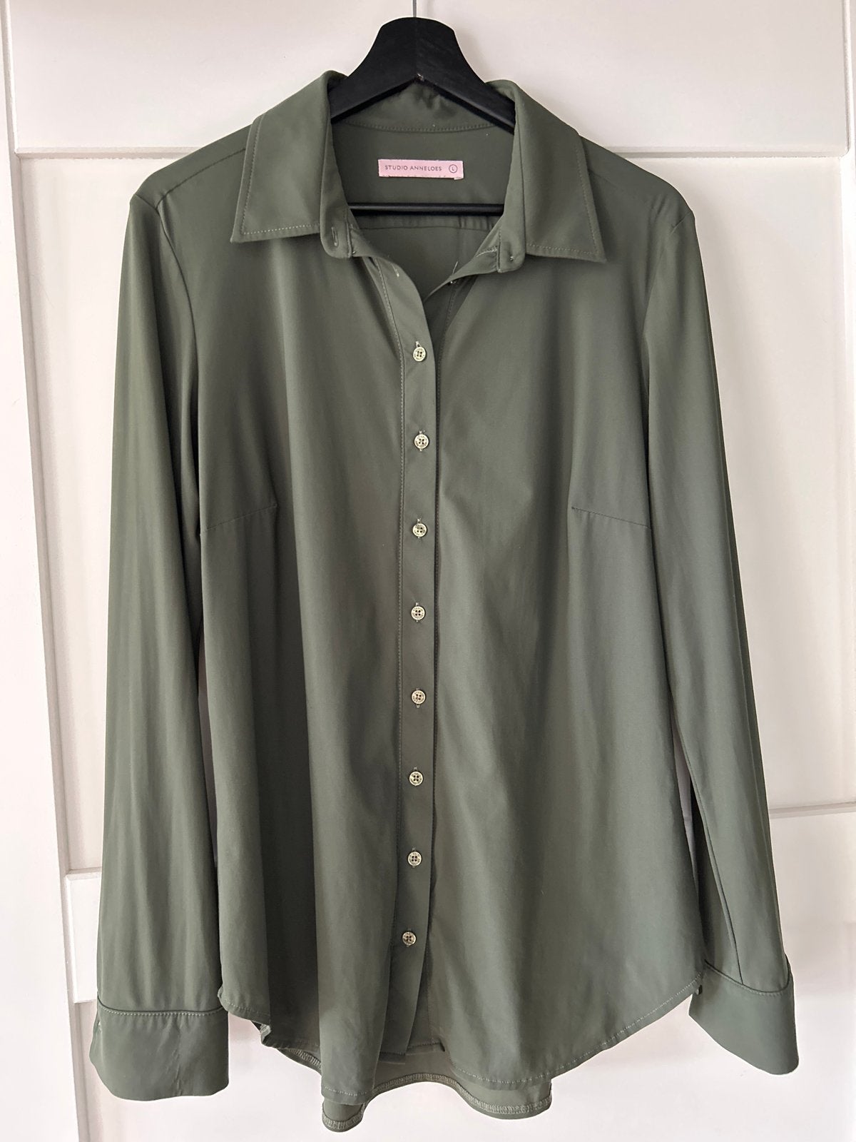 Studio Anneloes Blouse Poppy - Maat L, Ophalen of Verzenden, Zo goed als nieuw, Maat 42/44 (L), Groen
