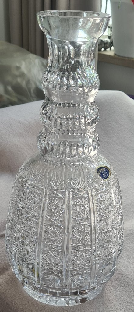 Prachtige Bohemia Kristal stolpfles zonder de stolp, Natuurlijk materiaal, Ophalen of Verzenden, Gebruikt