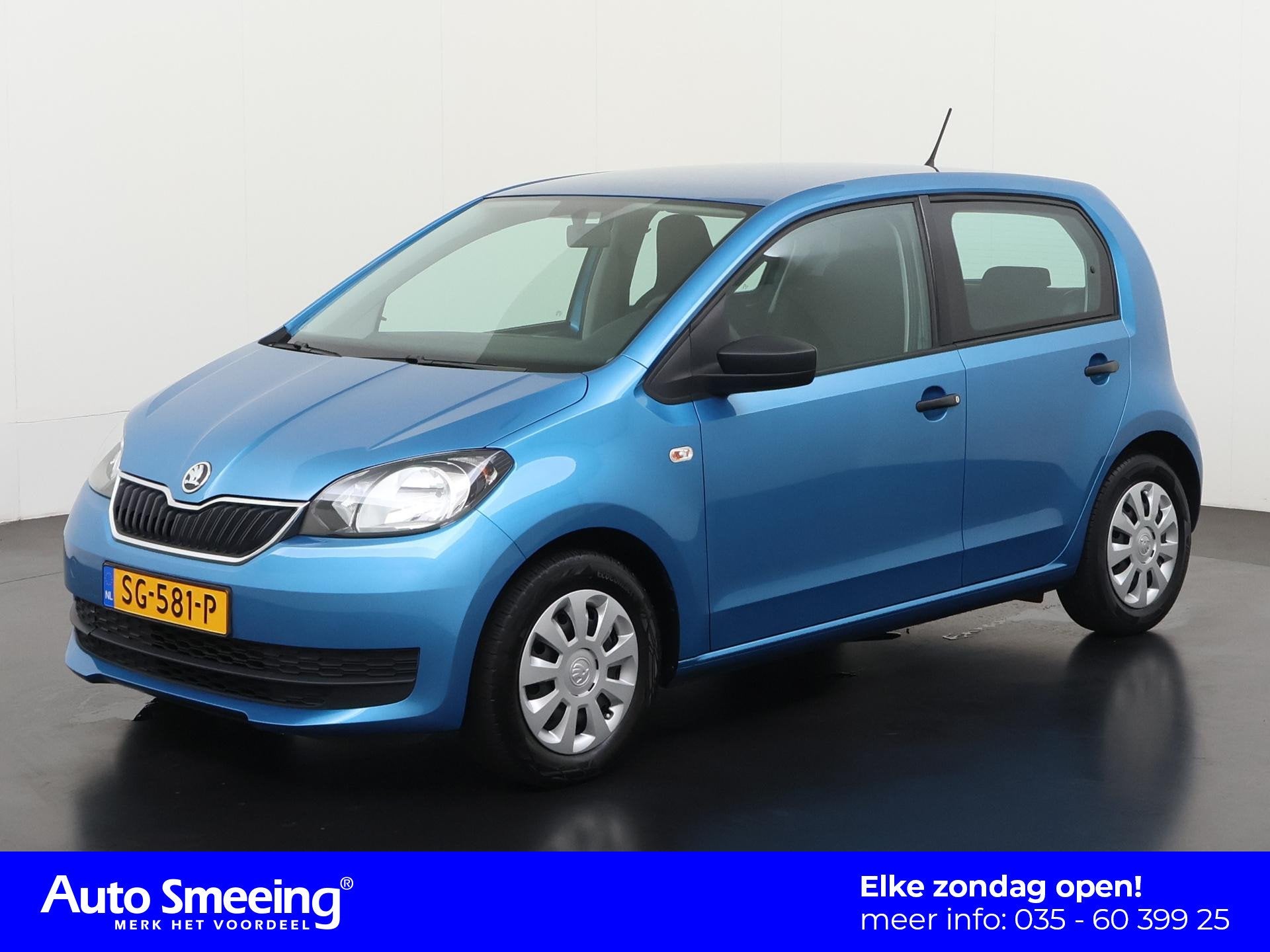 Skoda Citigo 1.0 Greentech Active | Zondag Open!, Auto's, Voorwielaandrijving, 12 maanden, Stof, Gebruikt