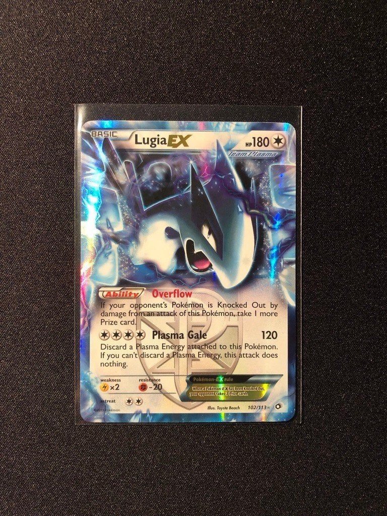 Lugia ex bw legendary treasures, Ophalen of Verzenden, Zo goed als nieuw, Losse kaart
