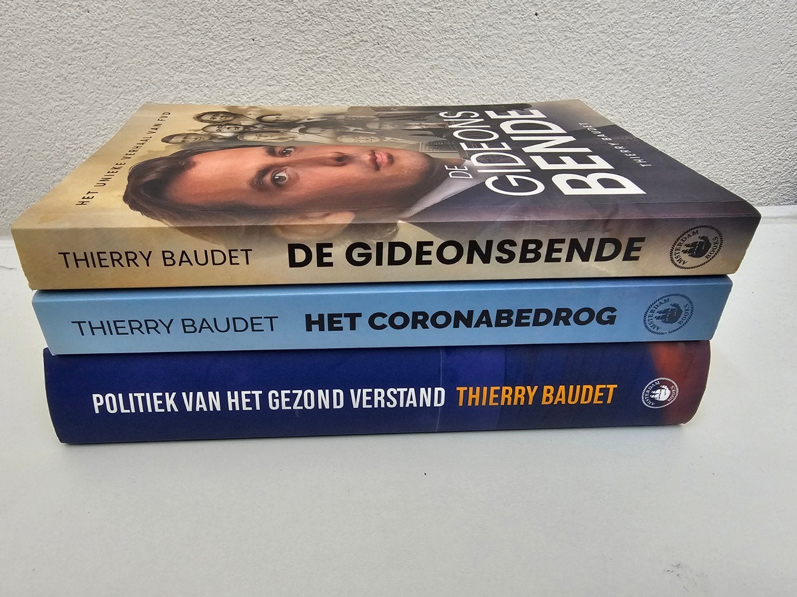Thierry Baudet Boeken De Gideonsbende, Het Coronabedrog, Po, Boeken, Ophalen of Verzenden, Gelezen, Thierry Baudet