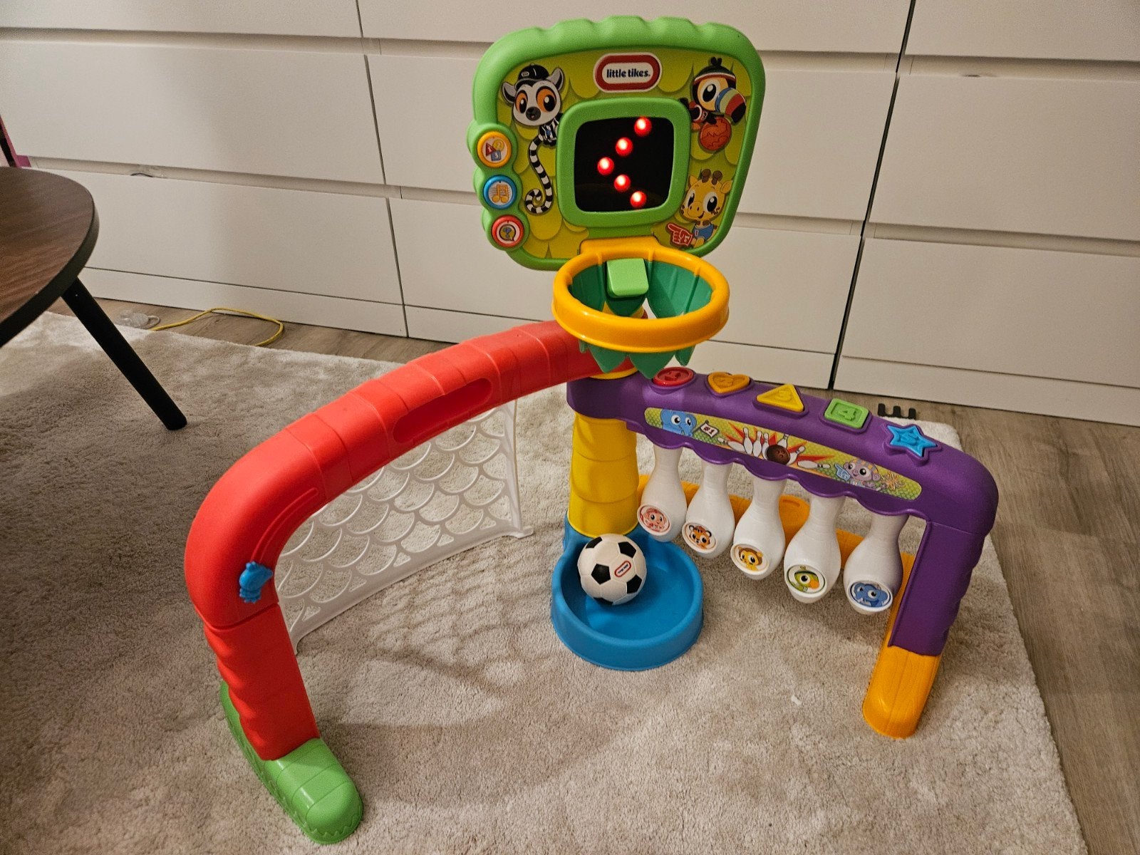 Little Tikes Sport Centrum 3-in-1 (mist 2 ballen), Ophalen, Gebruikt, Overige typen, Met licht