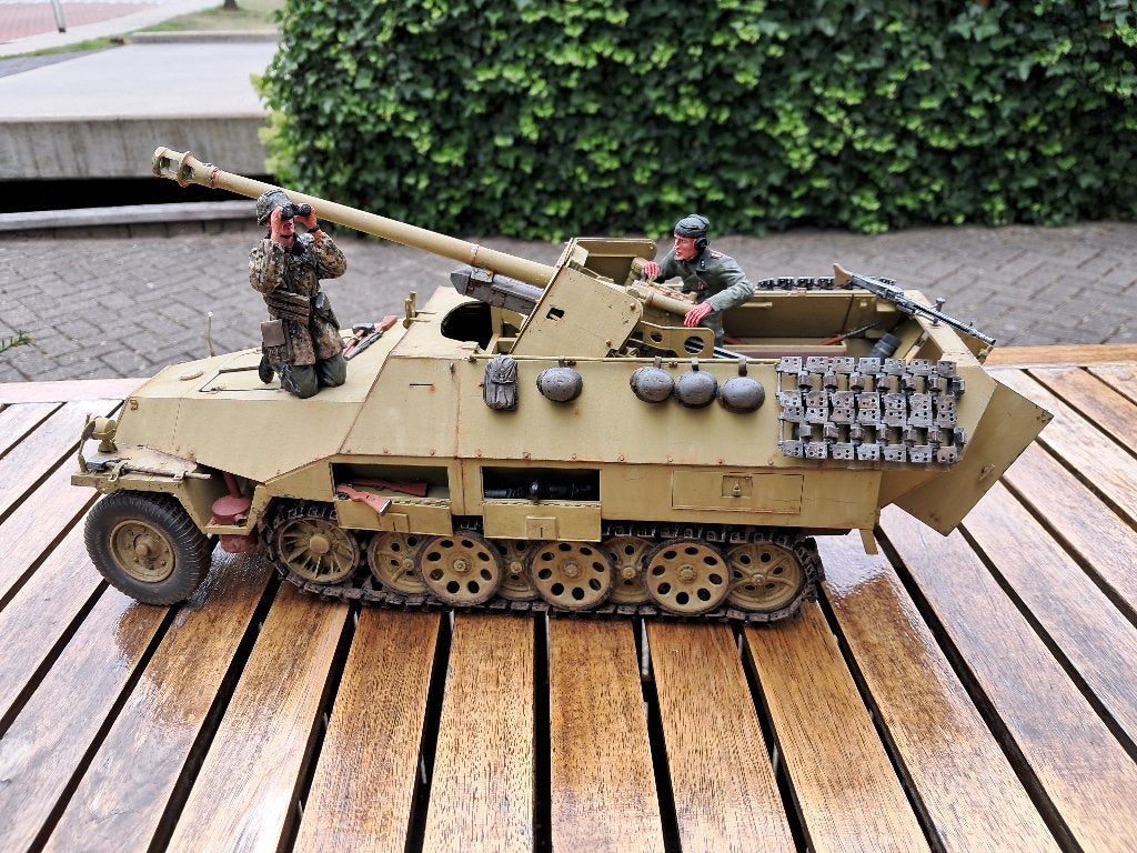 1/16 2 DUITSE VOERTUIGEN MET MILITAIREN, Ophalen of Verzenden, Landmacht, Duitsland, Overige typen