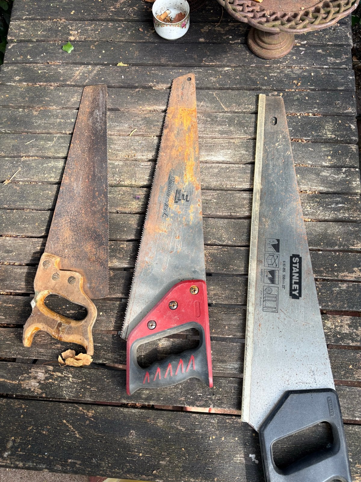 handzaag, Gebruikt, Overige typen, Ophalen of Verzenden, 30 tot 70 mm