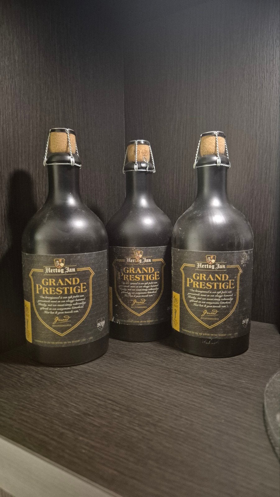 3x Hertog Jan Grand Prestige Stenen Kruik 50cl - 2019, Verzamelen, Ophalen, Nieuw, Flesje(s), Hertog Jan