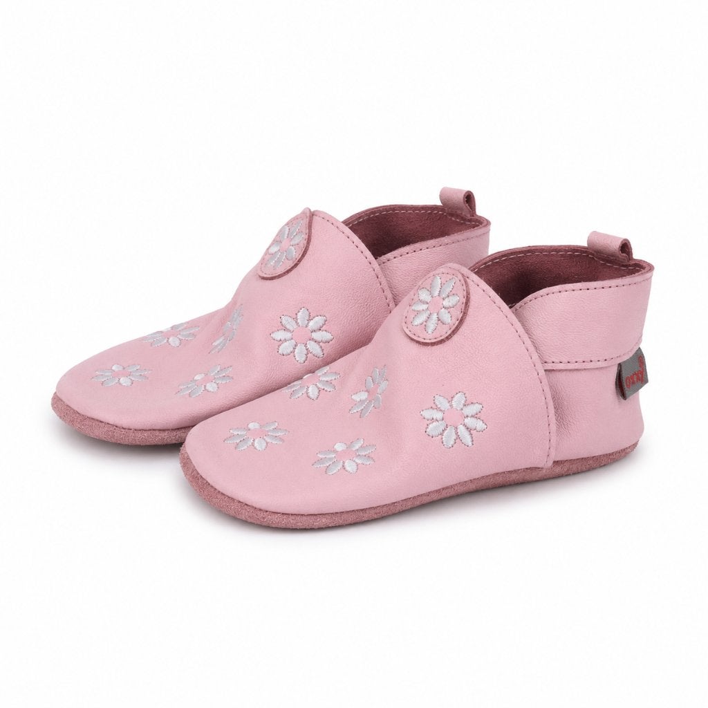 OXXY babyslofjes met bloemen – roze – maat XL (maat 24), Schoentjes, Meisje, ., Nieuw