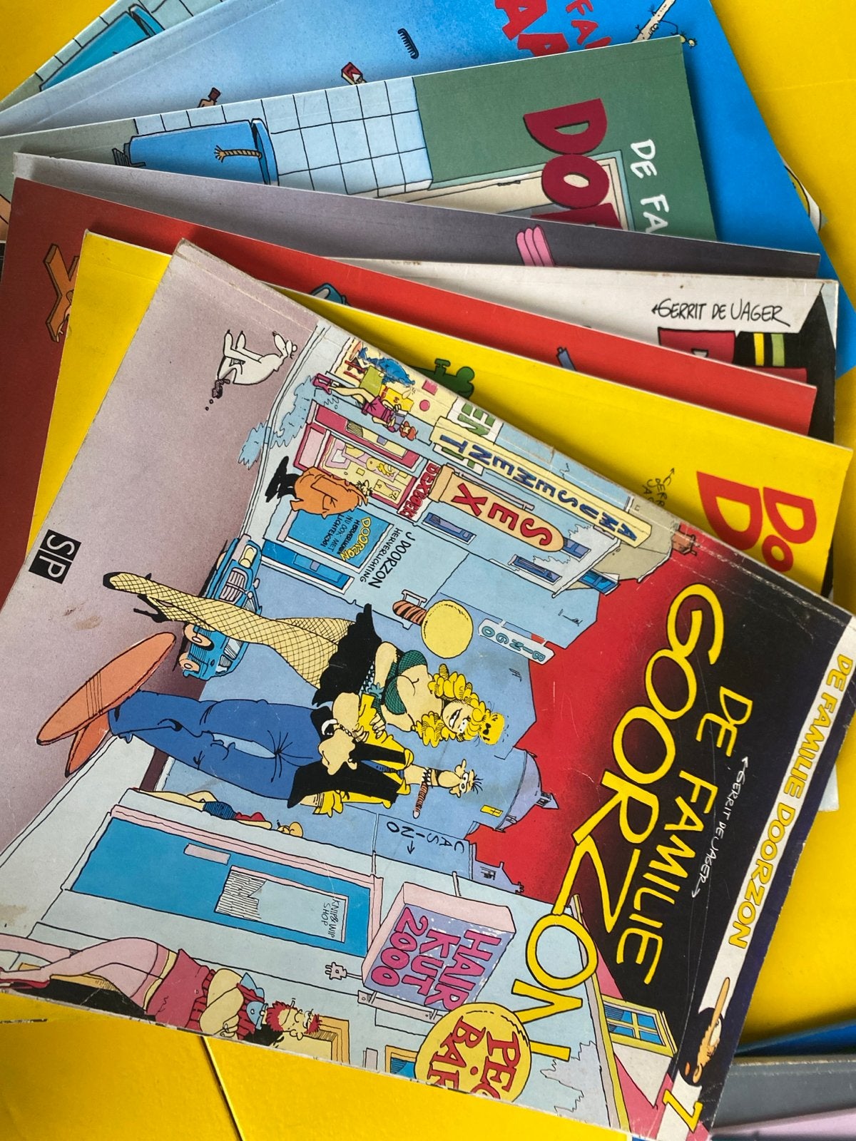 8 x De Familie Doorzon stripboeken - Gerrit de Jager, Meerdere stripboeken, Ophalen, Gelezen