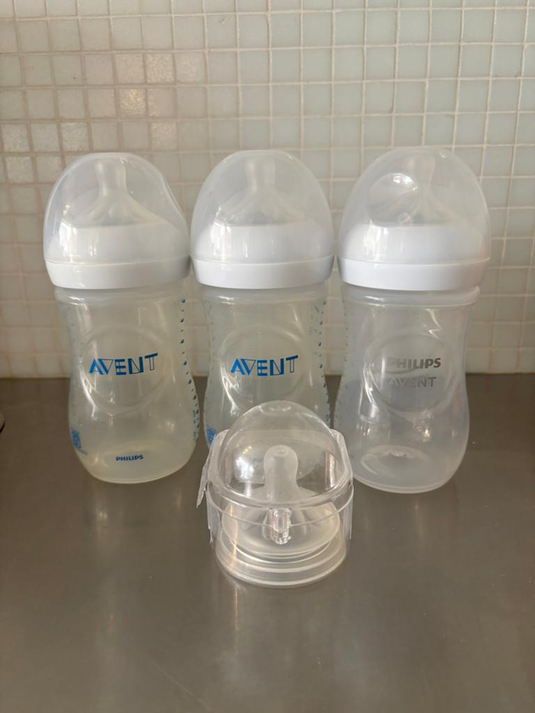 Philips Fles (2used - 1unused), Ophalen, Zo goed als nieuw, Overige typen