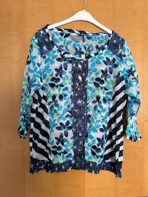 Comma blouse, Ophalen of Verzenden, Zo goed als nieuw, Maat 42/44 (L)