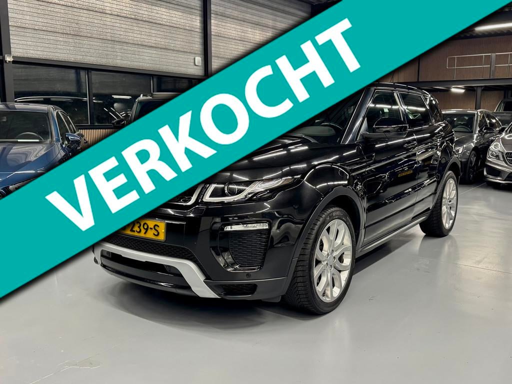 Land Rover Range Rover Evoque 2.0 TD4 HSE Dynamic Pano/Leder, Automaat, Gebruikt, Euro 6, Zwart