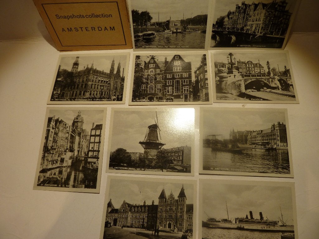 OUD !! MAPJE VAN SNAPSHOTS COLLECTION >>AMSTERDAM<<, Verzamelen, Foto, Ophalen of Verzenden, Zo goed als nieuw, Voor 1940