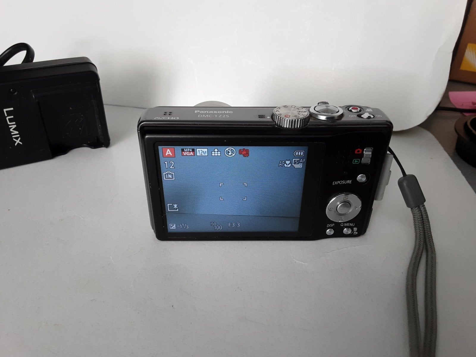 Panasonic Lumix DMC-TZ25 Compactcamera 16x Zoom Full HD, Gebruikt, Panasonic, Accu, Beeldstabilisatie