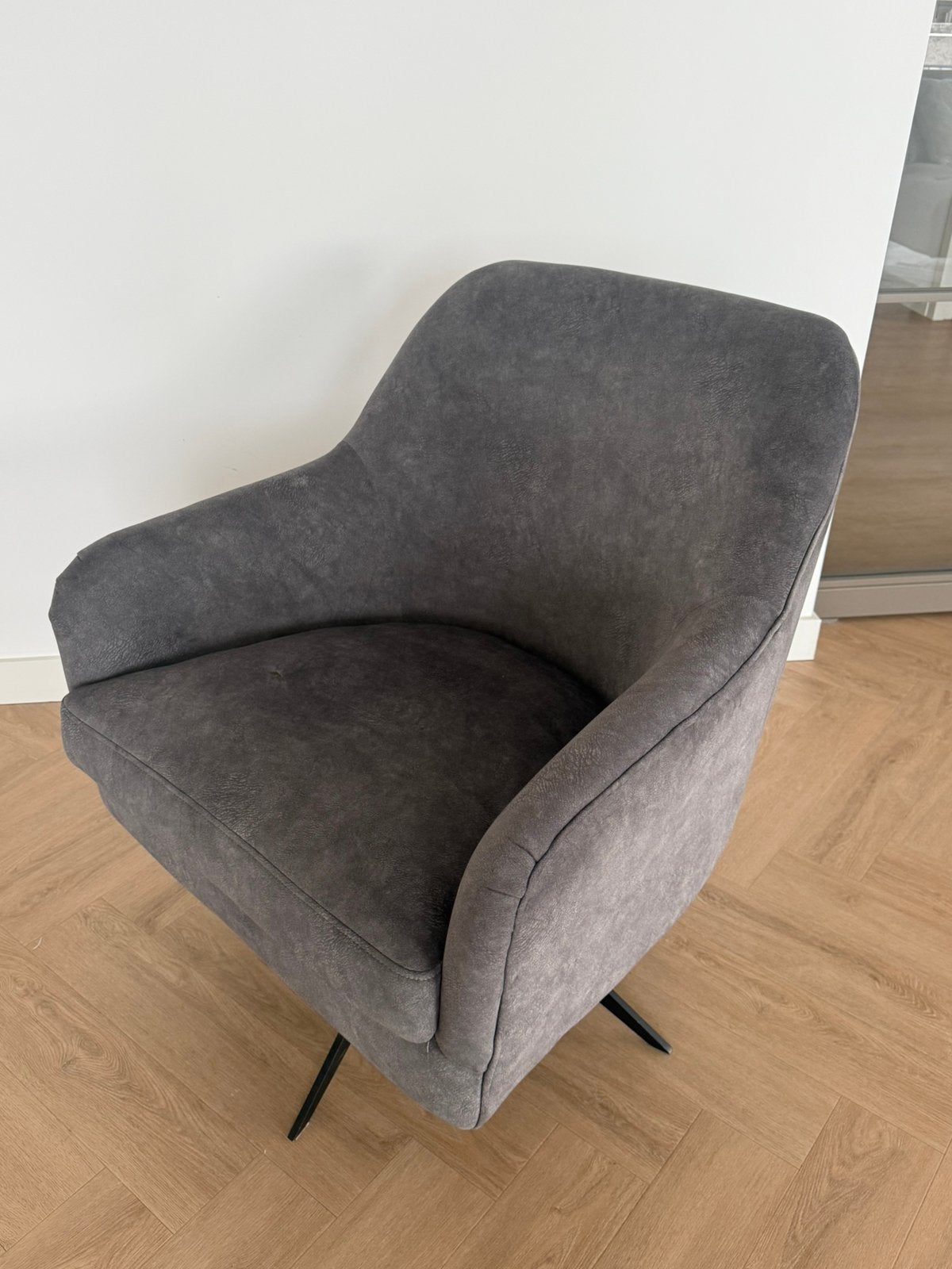 Riviera Maison draai fauteuil, Ophalen, Gebruikt, Minder dan 75 cm, Stof
