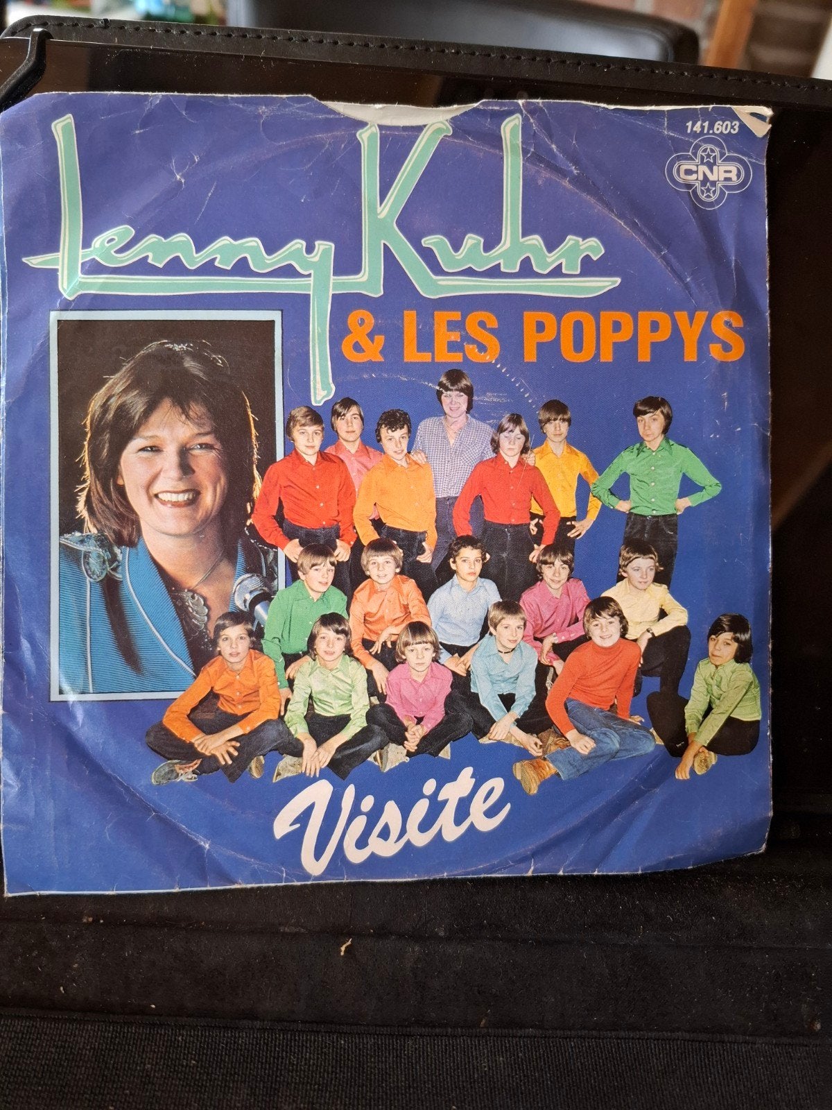 Jenny Kuhr & Les Poppys - Visite (Vinyl Single), Gebruikt, 7 inch, Ophalen of Verzenden, Pop
