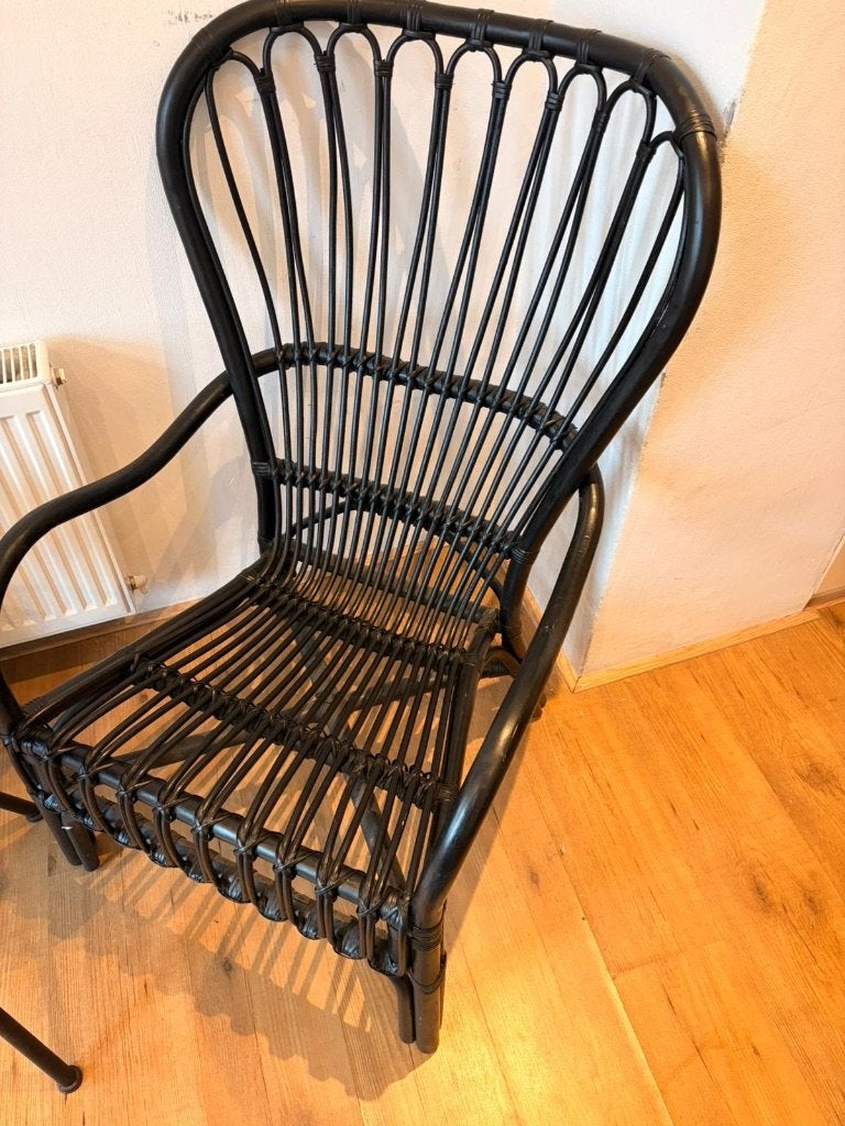 Rieten stoel, Ophalen