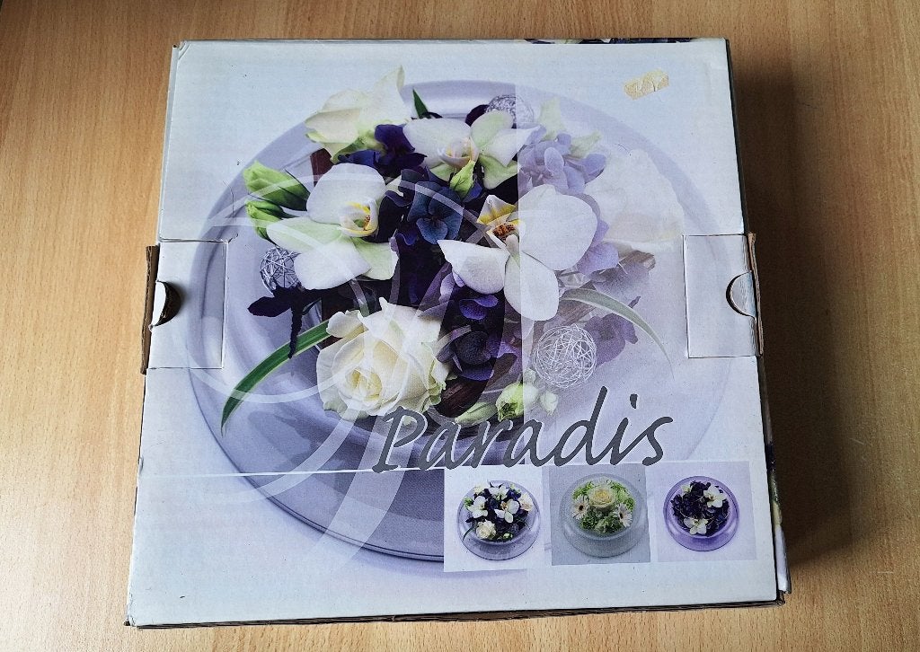 Schaal Paradis met inzet – nieuw, Tuin en Terras, Overige materialen, Rond, Minder dan 40 cm, Ophalen