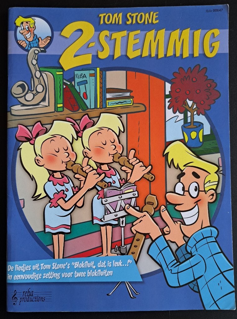 Tom Stone - 2-stemmig - Blokfluit, Gebruikt, Overige genres, Overige soorten, Ophalen of Verzenden