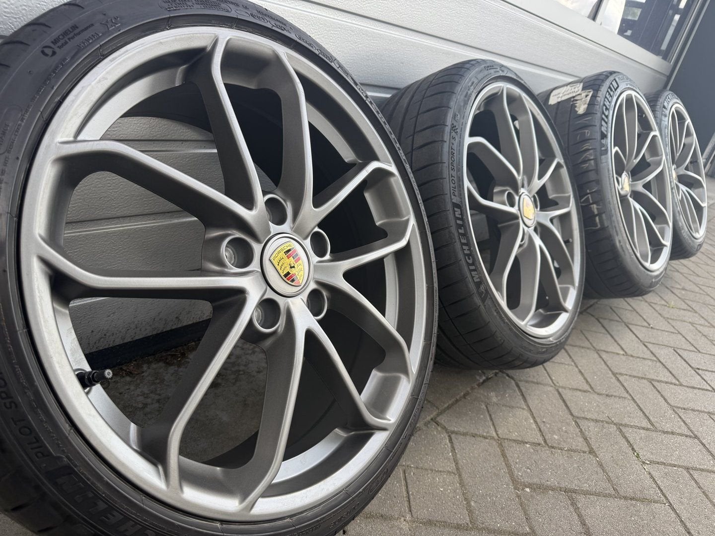 20 " Porsche Cayman S Spyder 982 718 Boxster GTS GT4 velgen, 245 mm, -, -, Banden en Velgen