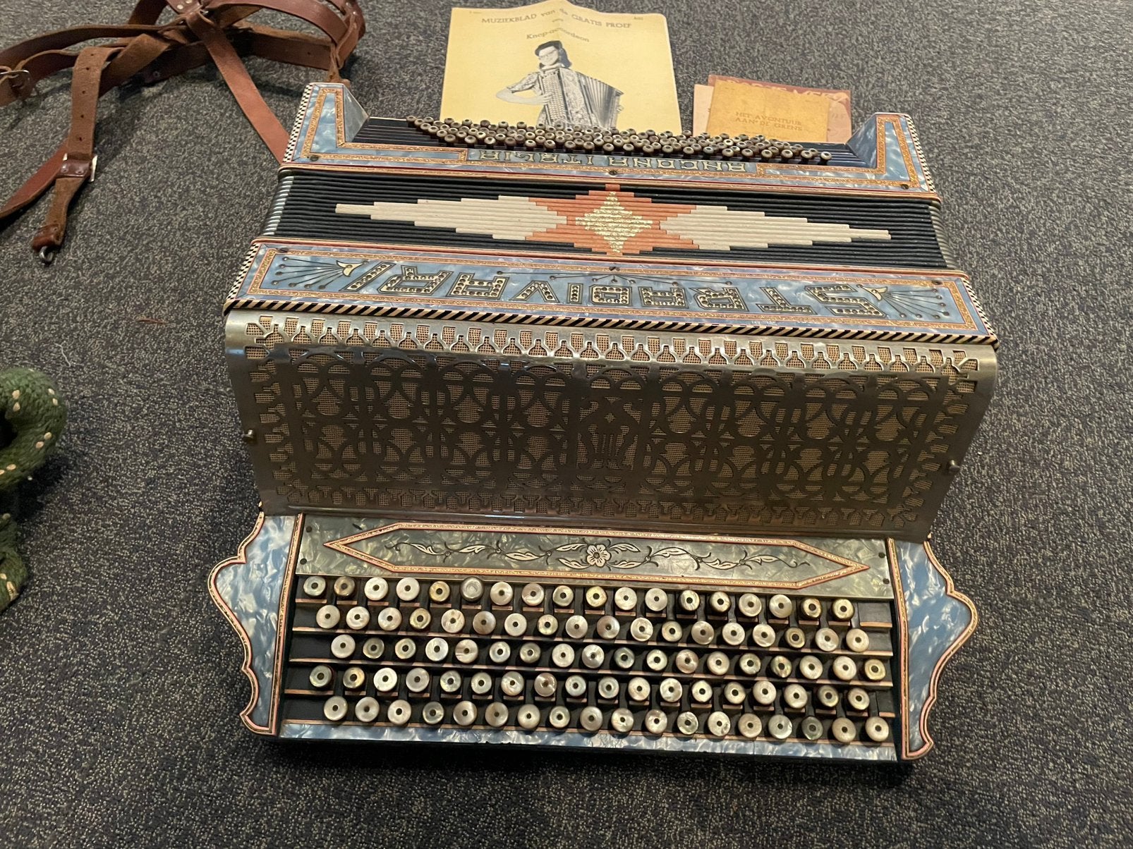 Castelfidardo accordeon  toetsen in koffer met draagriem, Ophalen, Zo goed als nieuw, Overige merken