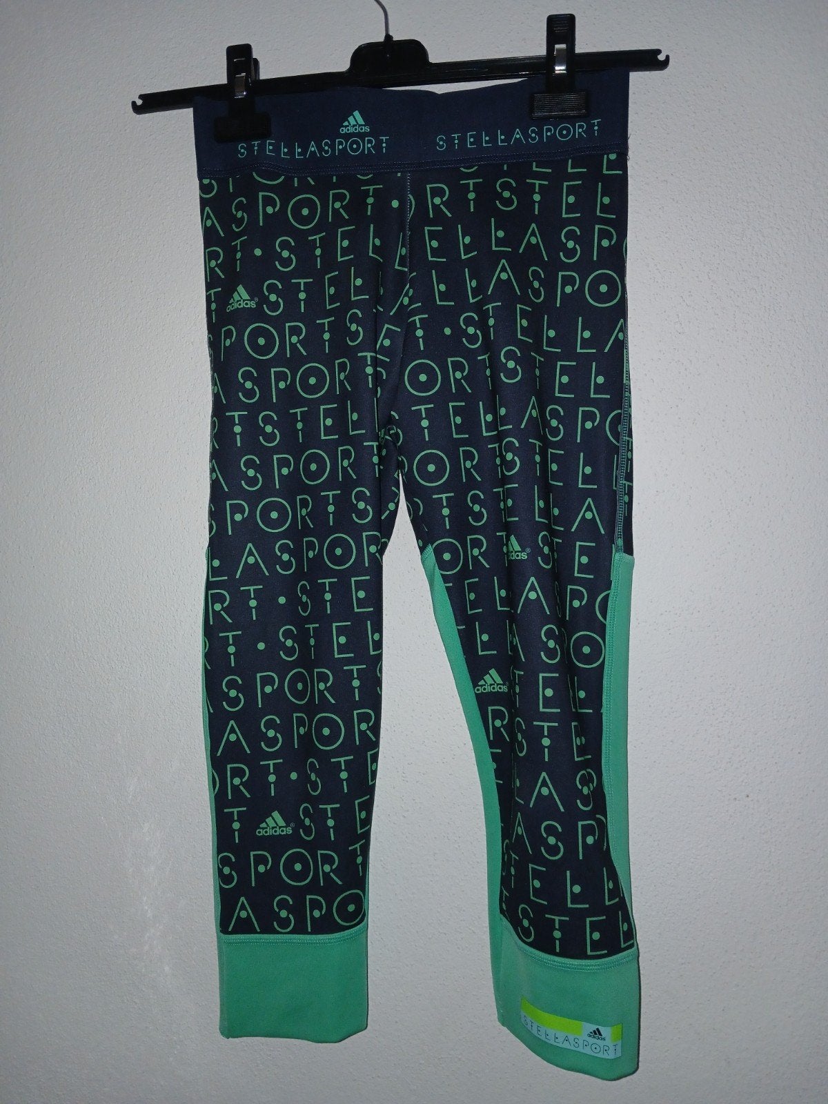 Adidas StellaSport sportlegging - Maat S, Kleding | Dames, Ophalen of Verzenden, Adidas StellaSport, Maat 36 (S), Groen