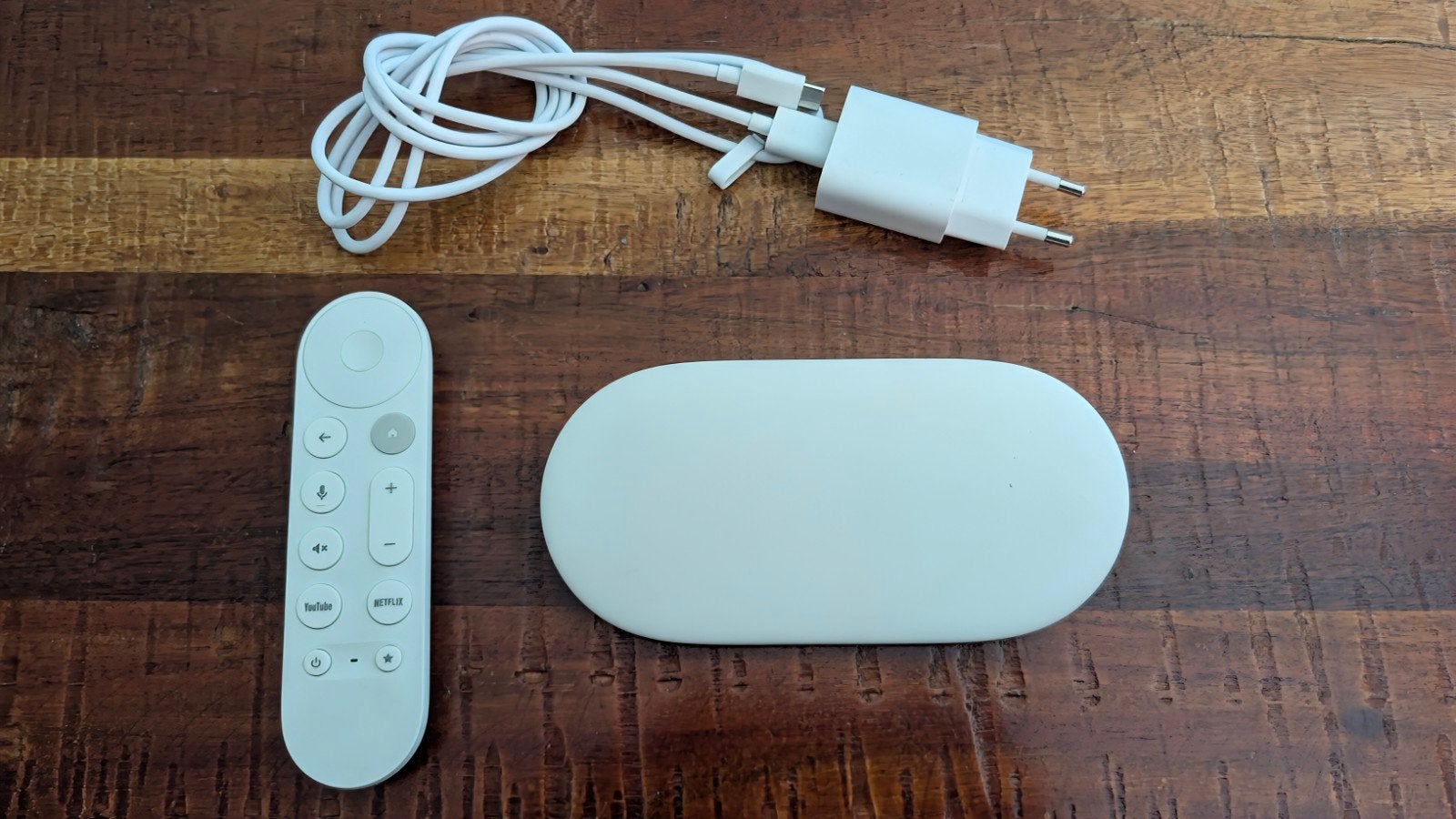 Google Streamer met Google TV (4k) - Wit, Ophalen, Zo goed als nieuw, HDMI, Minder dan 500 GB