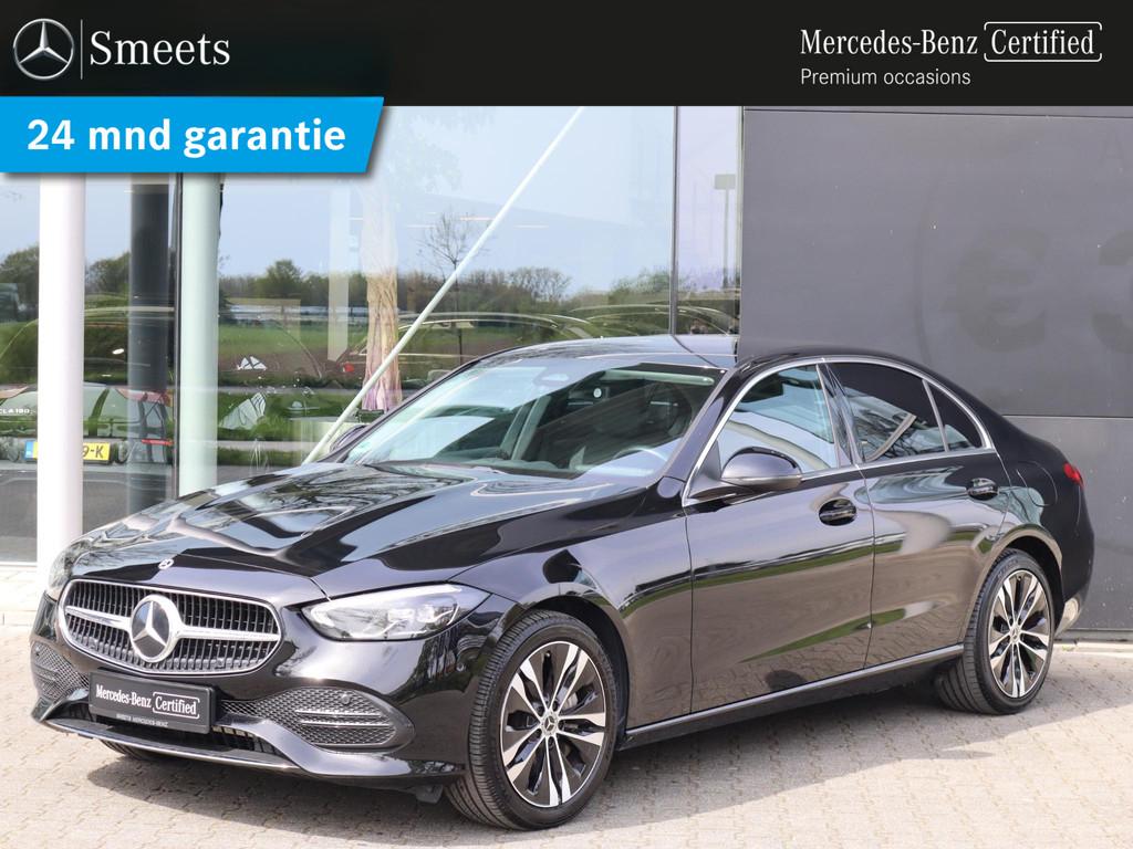 Mercedes-Benz C-klasse 300 e Luxury Line, 12 maanden, 4 cilinders, Zwart, Plug-in hybride