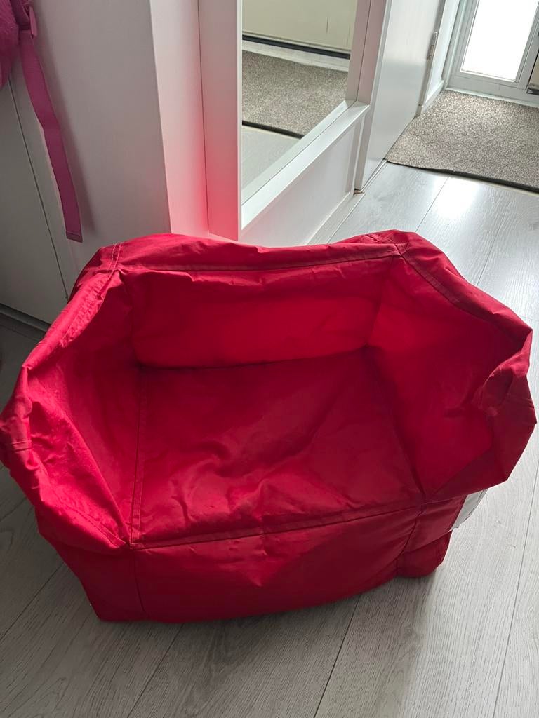 Sit & Joy zitzak voor kids, Ophalen, Gebruikt, Rood, Zitzak
