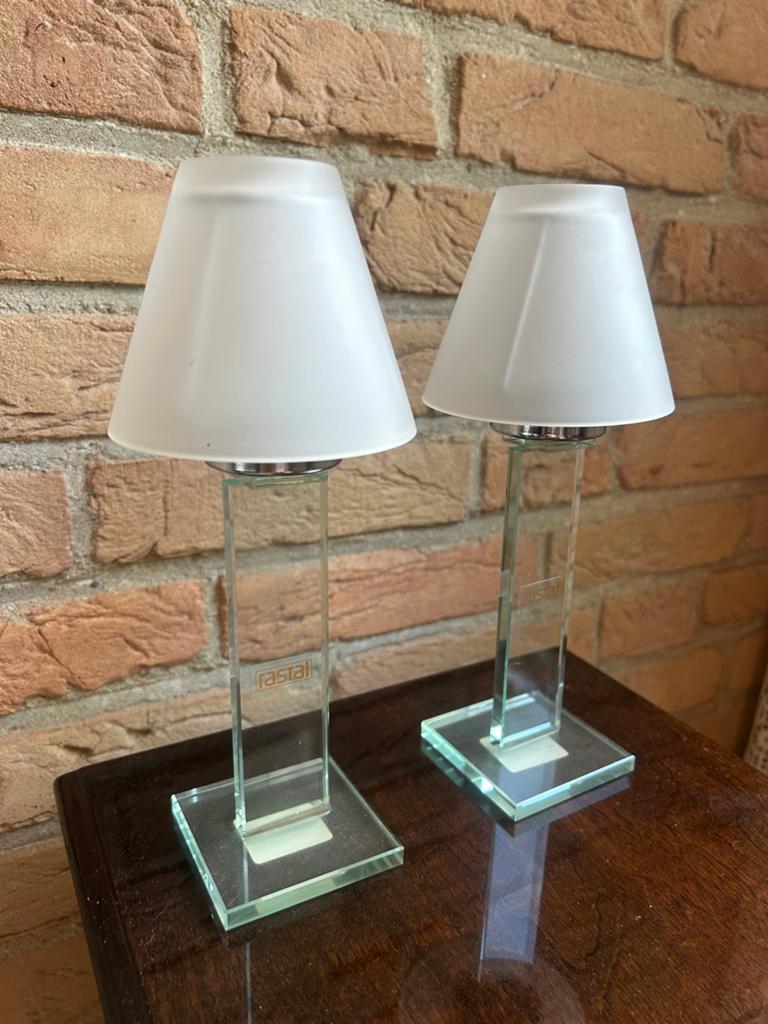 2 stuks Rastal tafel lamp kaarsen houder, Ophalen, Overige materialen, Minder dan 25 cm