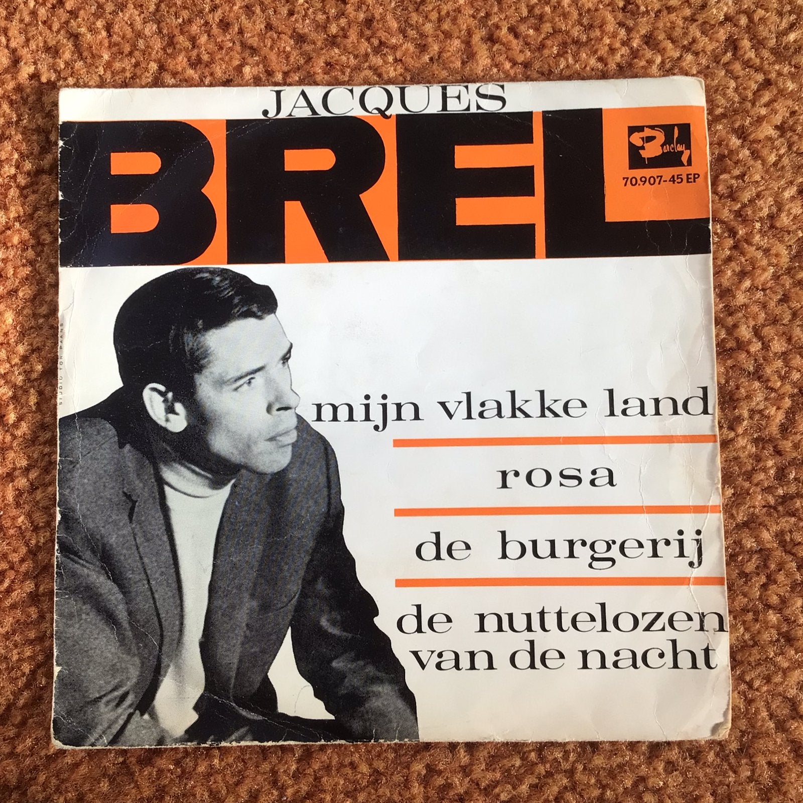 Jacques Brel - EP, Ophalen of Verzenden, Zo goed als nieuw, EP