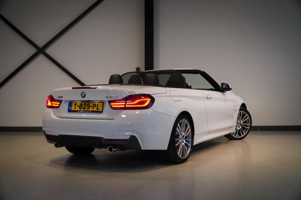 BMW 4-serie Cabrio 440i xDrive M-Sport | Indiv. Leder | 360, Auto's, BMW, Automaat, 4 stoelen, Wit, Leder