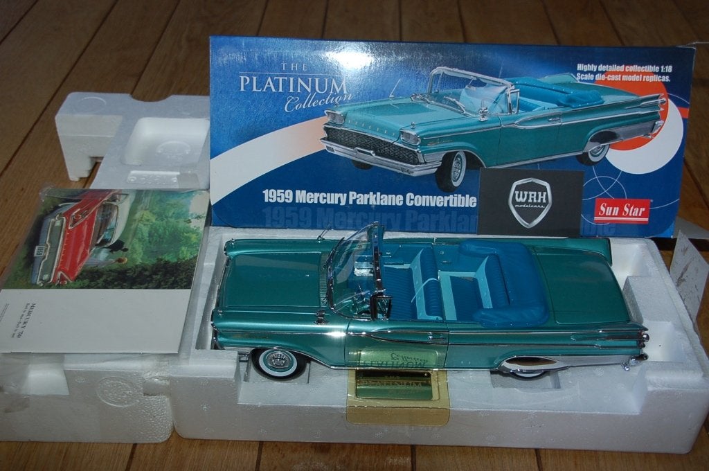 1:18 MERCURY PARKLANE CONVERTIBLE green Sun star WRH, Hobby en Vrije tijd, Modelauto's | 1:18, Verzenden, Zo goed als nieuw, Auto