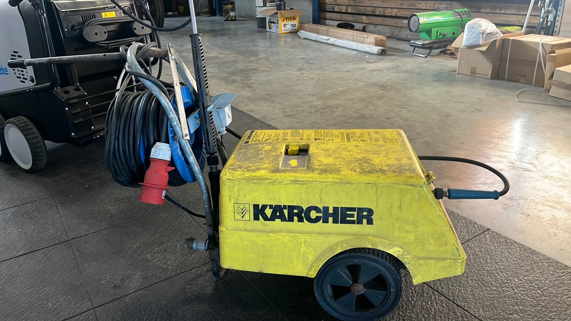 Karcher HD 1000 SE, Ophalen, Zo goed als nieuw, Elektrisch, Met regelbare waterdruk