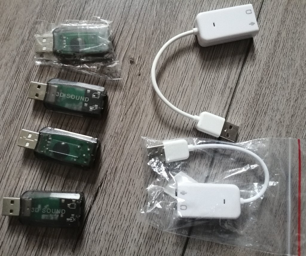 USB naar audio adapter - voor PC die geen geluidschip heeft, Computers en Software, Geluidskaarten, Ophalen of Verzenden, Nieuw