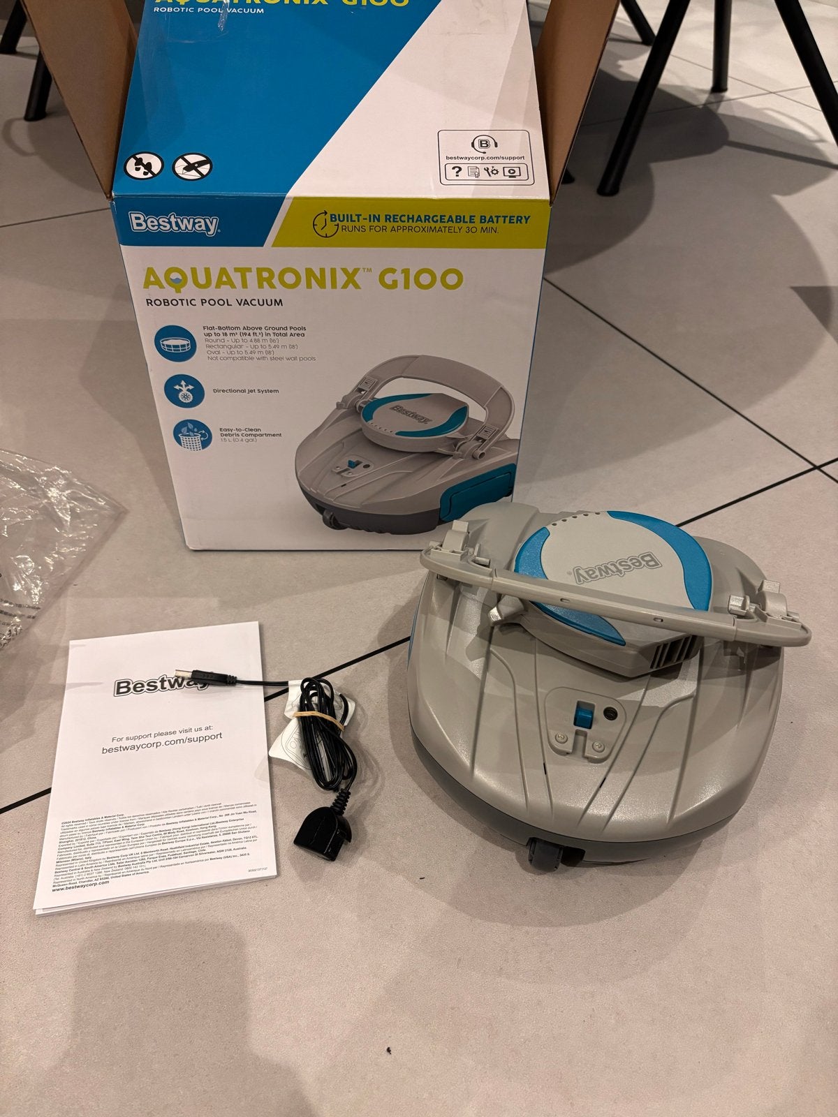 Bestway Aquatronix G100 Robot Zwembadreiniger, Tuin en Terras, Ophalen of Verzenden, Zo goed als nieuw, Overige typen