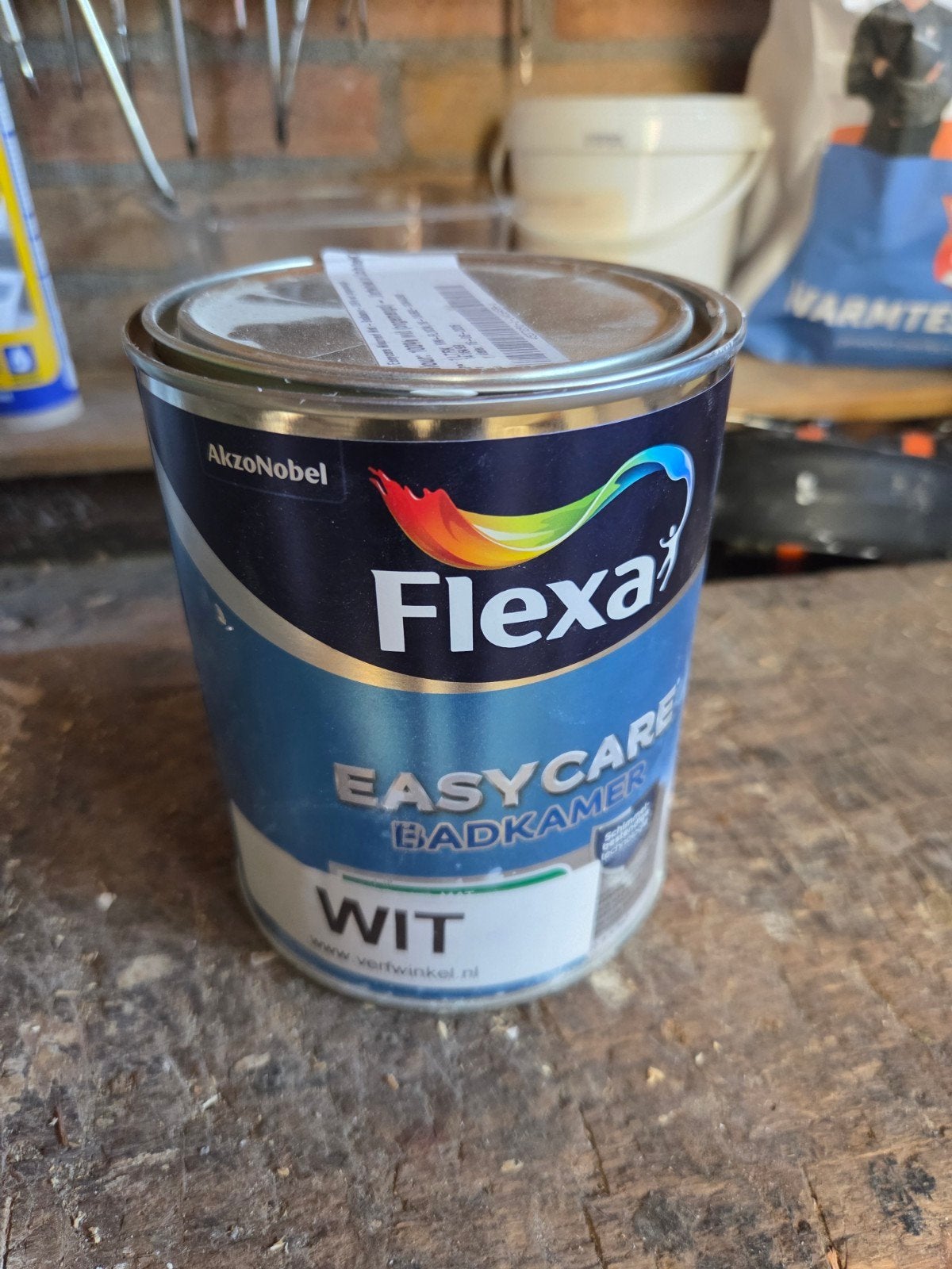 Flexa Easycare Muurverf Mat Badkamer 100% wit (ongemengd), Ophalen