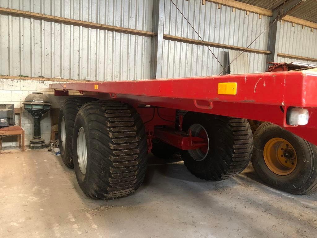 Te koop; Balen transportwagen en Bos grasvork, Ophalen of Verzenden, Transport