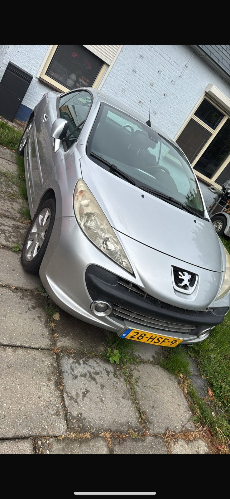 Peugeot 207 1.6 16V CC 88KW 2009 Grijs, Auto's, Peugeot, Voorwielaandrijving, 15 km/l, 4 cilinders, Cabriolet