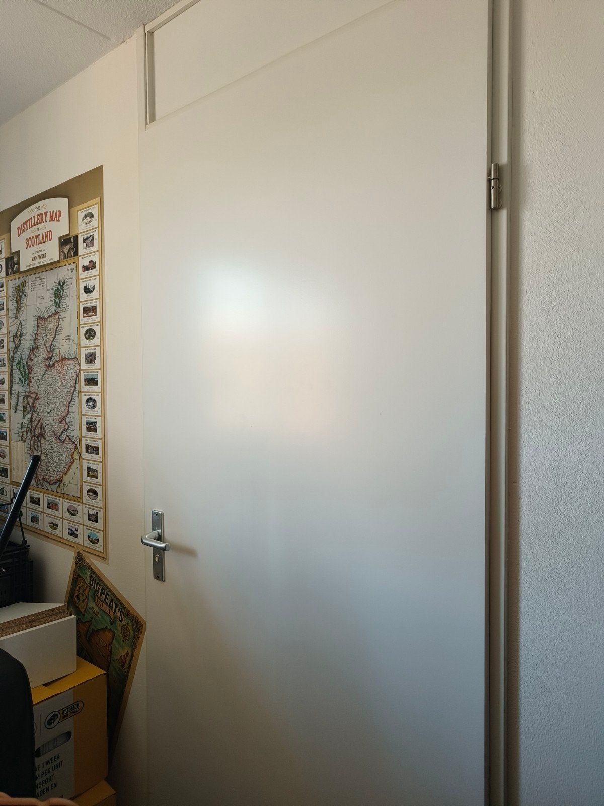 GRATIS!! Zwolle! binnendeur + deur met badkamer slot, Ophalen, Binnendeur, 200 tot 215 cm
