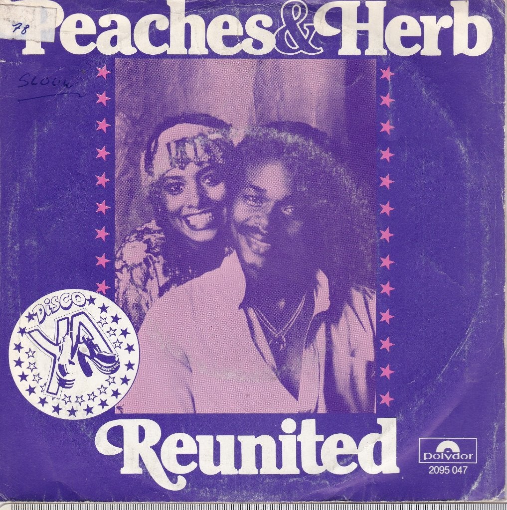 S 1451 Peaches & Herb – Reunited, Gebruikt, Fotohoes, Overige genres, 7 inch