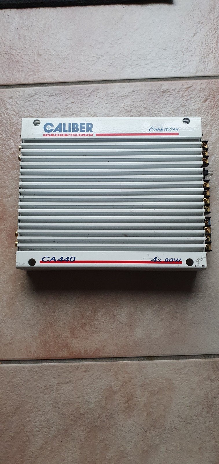 Caliber versterker ca440 4x80 watt, Ophalen of Verzenden