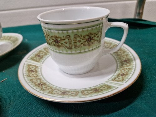 kop en schotel jaren 70 made in china, Ophalen of Verzenden