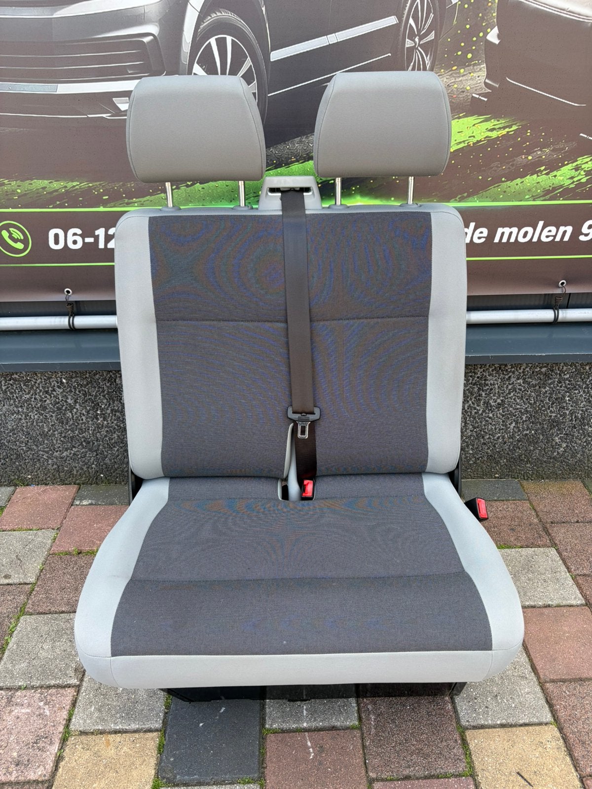 Vw Transporter T5 T6 Bijrijdersbank Bank Zetel Grijs Austin, Ophalen, Austin