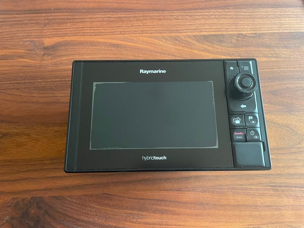 Raymarine ES75 HybridTouch kaartplotter/fishfinder, Ophalen of Verzenden, Gebruikt, Kaartplotter of Fish Finder