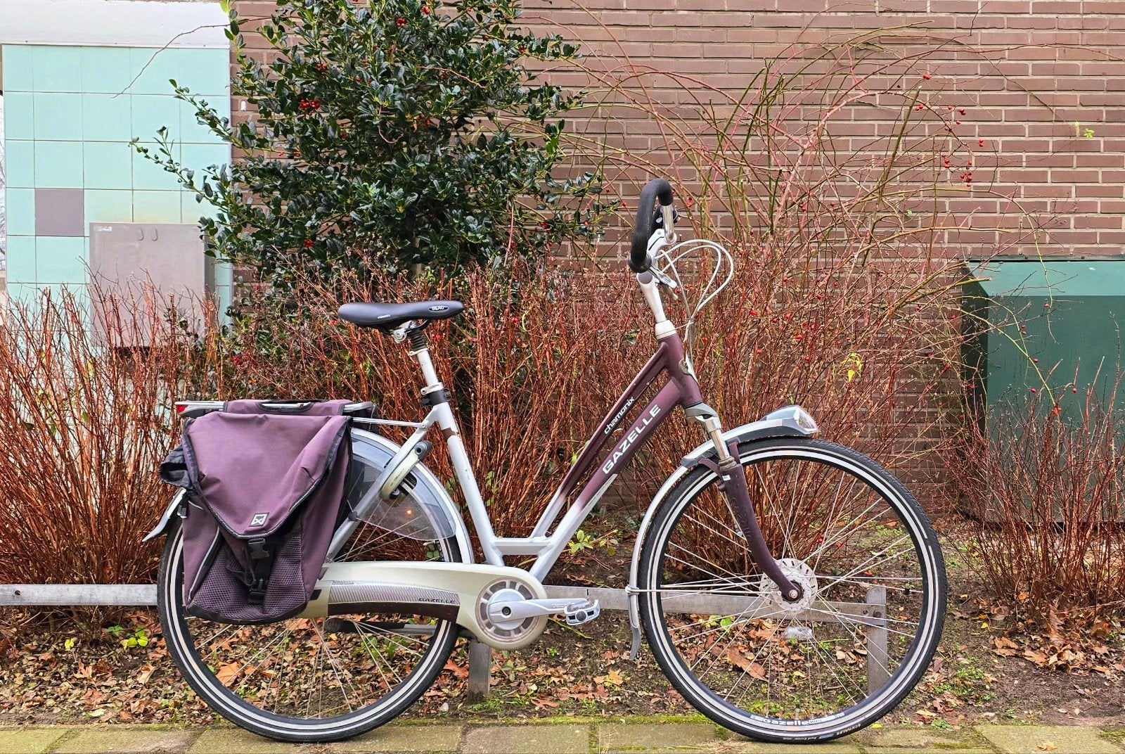 Gazelle damesfiets met vlinder stuur., Fietsen en Brommers, 53 tot 56 cm, Ophalen, Gebruikt, Gazelle