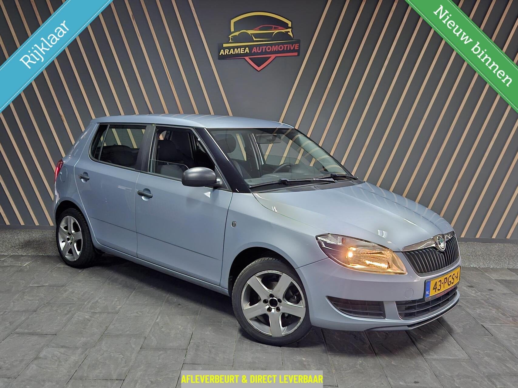 Skoda Fabia 1.2 Comfort 2011 Licht blauw |Airco, Voorwielaandrijving, Euro 5, 1198 cc, Origineel Nederlands