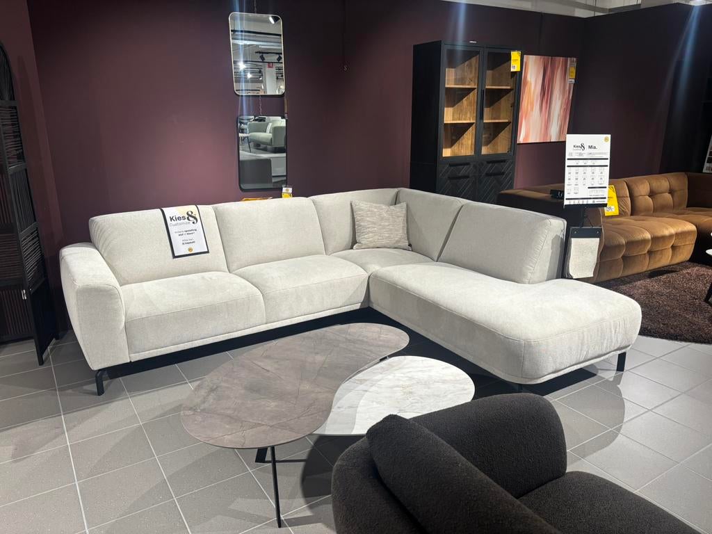 Hoekbank Mia Trendhopper, Huis en Inrichting, Ophalen, Zo goed als nieuw, Stof