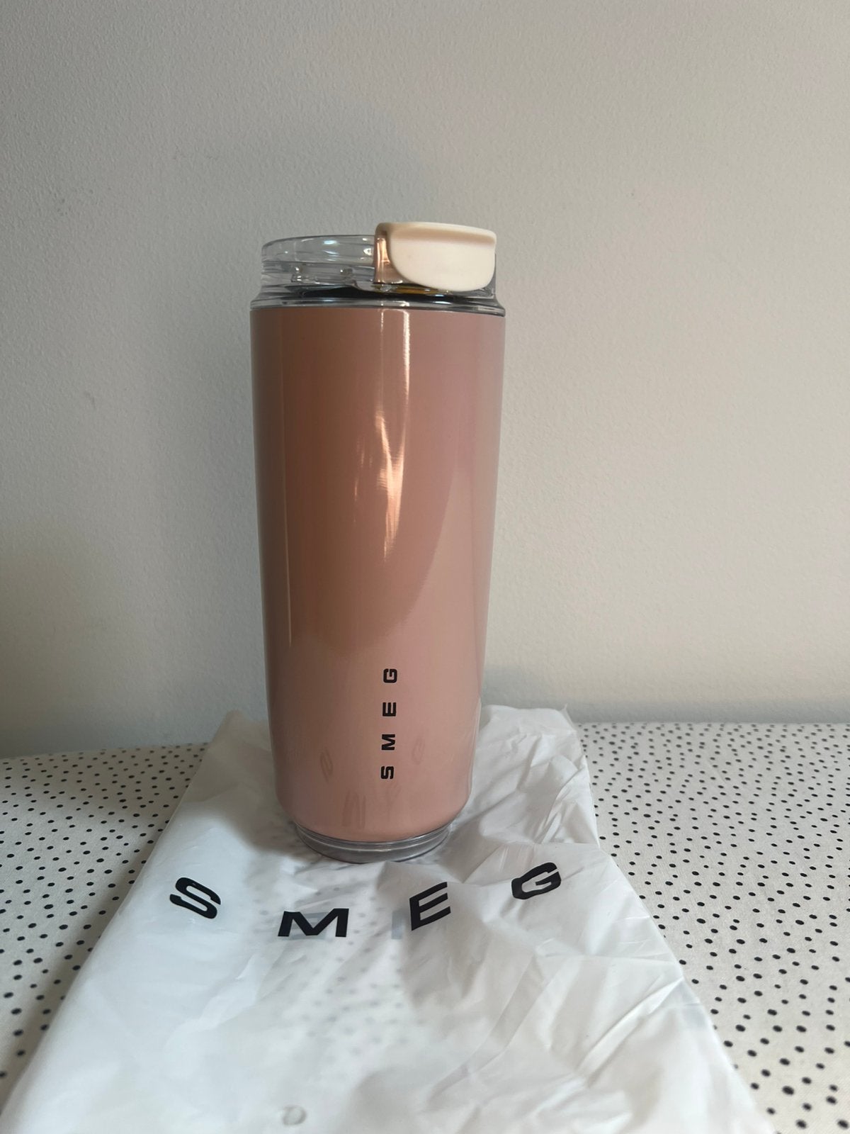 Smeg koffiedrinkbeker meeneembeker (420 ml) nieuw!, Ophalen of Verzenden, Nieuw