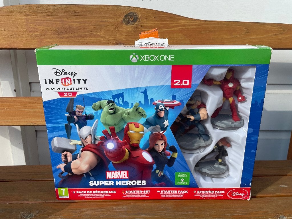 Disney Infinity 2.0 Marvel Super Heroes Starter Pack Xbox, Avontuur en Actie, 2 spelers, Ophalen of Verzenden, Zo goed als nieuw